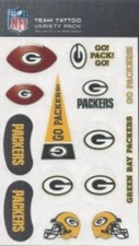 Green Bay Packers Variety Pack Tattoo Set - TVP3301
