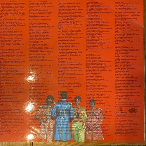 The Beatles Sgt Pepper Early Press Vinyl Complete 1967 - Foto 5 di 13