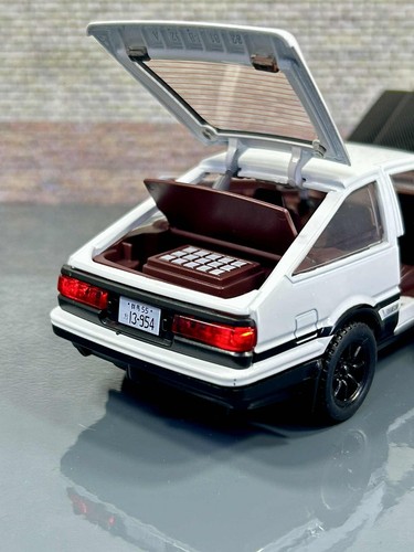 Toyota Trueno AE86 Initial D - 1:32 Scale Diecast Model Car JDM White (unboxed) - Picture 14 of 16