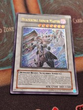 YUGIOH GREY STAMPED Blackwing Armor Master CRMS-EN041 Ultimate Rare Unlimited MP