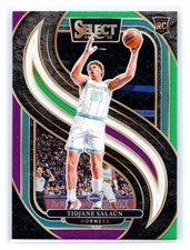 2024-25 Panini Select - Tidjane Salaun #169 Green White Purple Prizm (RC)
