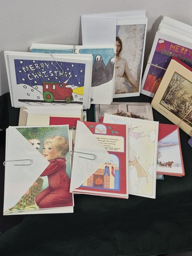 Konvolut 95 unbenutzte Weihnachtskarten verschiedene Sets, Paare Hallmark, Spode, Charity - Bild 7 von 8