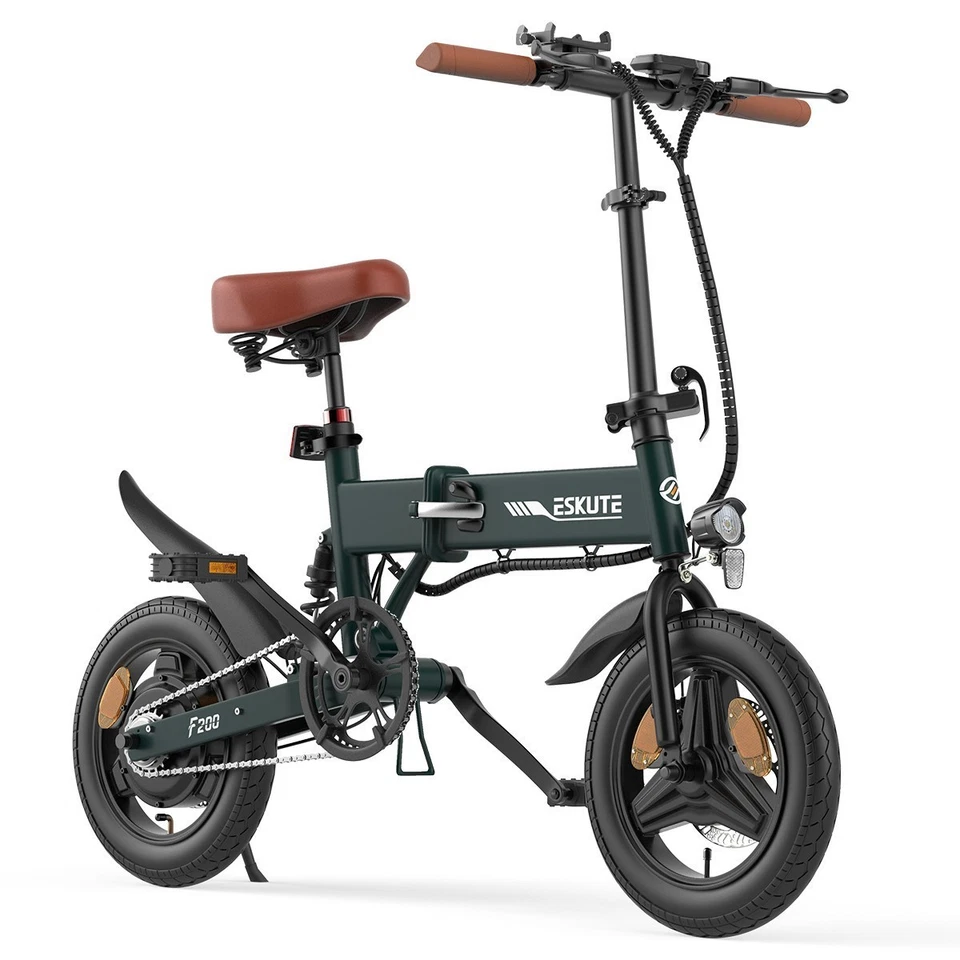 ESKUTE F200 14 inch E-Folding Bike 250W Electric Bike 36V 7.8Ah E-CityBike UK - Image 4 of 4