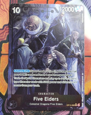 Five Elders OP13-082 Alternate Art	One Piece Card English Carrying On His Will
