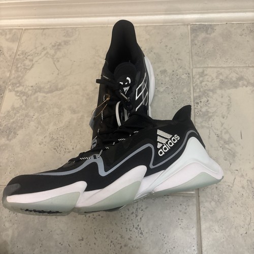 Adidas MAHOMES 1 Impact FLX Men's Training Shoes Black White HQ2074 Size 14 NEW - Picture 5 of 8