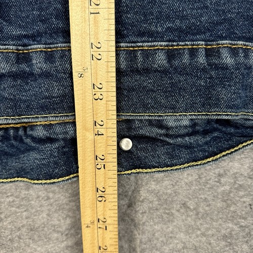 Levis Trucker Jacke Herren Medium Dunkelblau Waschung Denim Jeans 72334 Typ 3 - Bild 9 von 9