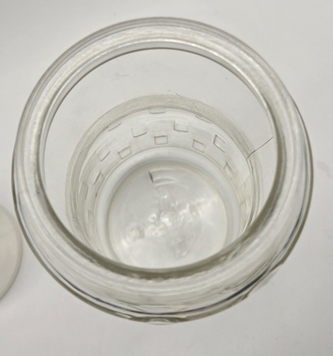 Rare Lid 75th Anniversary Planters Mr Peanut Glass Jar Canister 1981 Hat - Picture 11 of 13