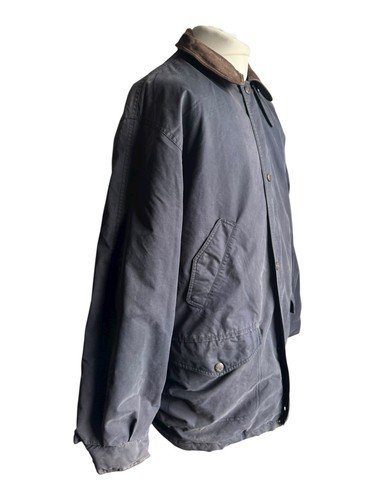 Vintage GANT U.S.A. "The Slugger" Field Jacket | Wax Cotton Wool Lined | Large L - Picture 4 of 24