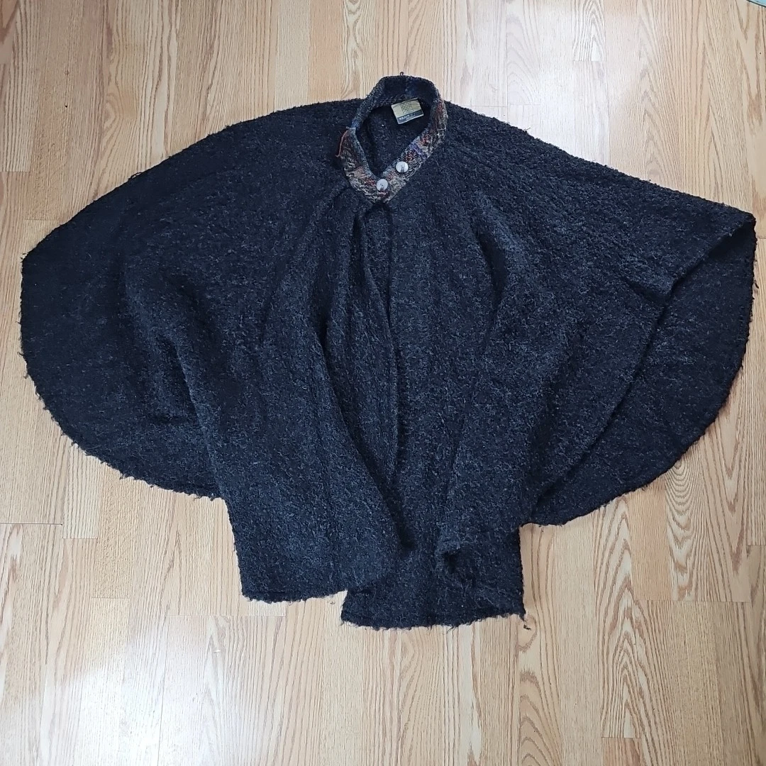 SALE!! 70s woolポンチョpelican vintage Vintage Lefton Pelican Sitting on Log 07222 Figurine Porcelain 4 3