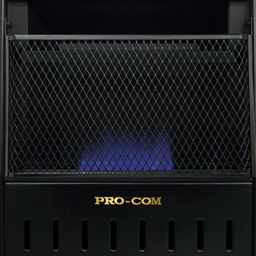 ML100TBAHR Ventless Propane Gas Blue Flame Space Heater with Thermostat C - Picture 3 of 11