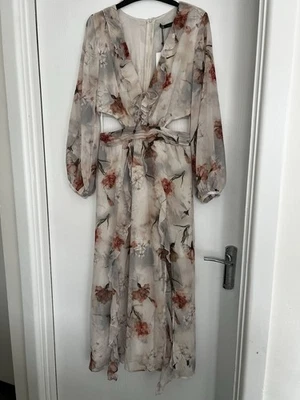 Zara Long Floral Dress Size S - Image 1 of 4