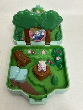 Pokemon Tomy Polly Pocket Playset Blue Viridian Forest 1997 Mewtwo Poliwhirl