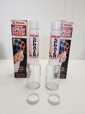(2) Preval 267 Paint Spray Gun New On Box Portable Sprayer Glass Bottle FreeSHIP