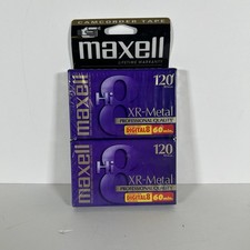 SEALED Maxell Hi 8 Digital8 XR-Metal 120 Camcorder Tapes Videotape 2 Pack NEW