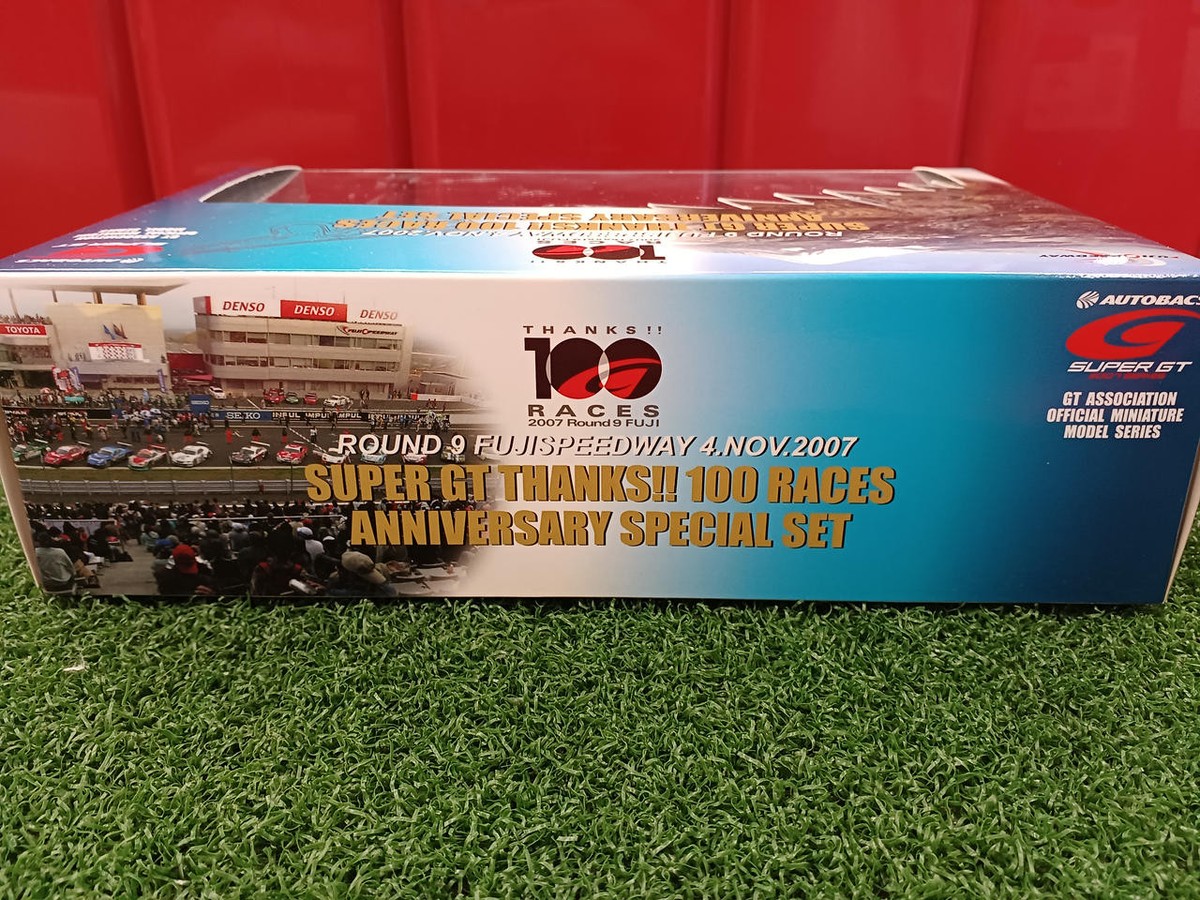 ミニカー EBBRO SUPERGT 100RACES ANNIVERSARY SET EBBRO 1/43 SUPER GT THANKS!! 100 RACES ANNIVERSARY SPECIAL