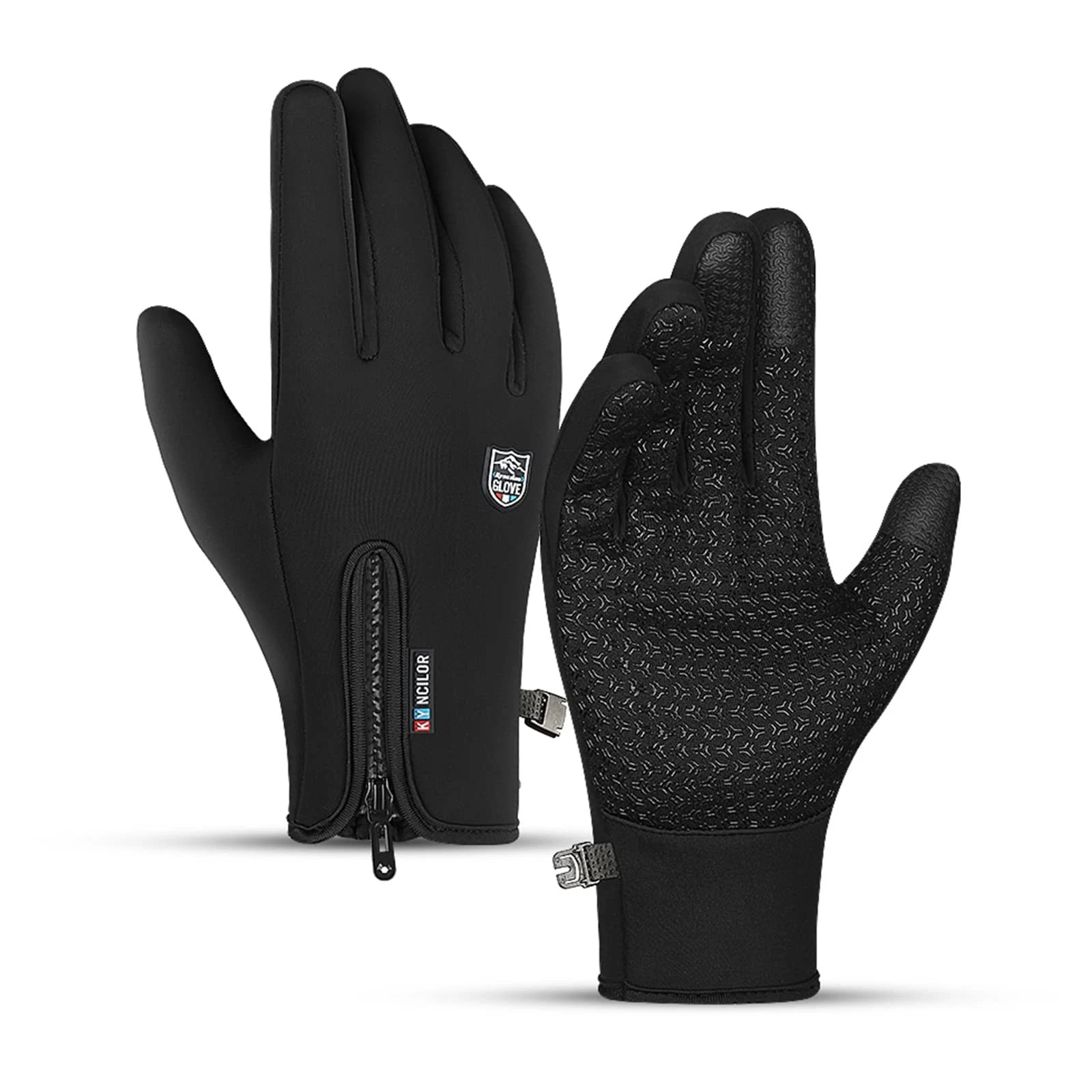 Winter Waterproof Glove for Men and Women with Light Touchscreen Texting Fing...