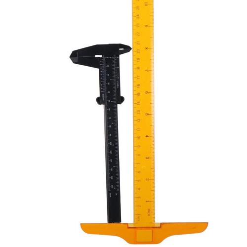 5PCS Double Scale (Metric/Inch) Plastic Vernier Caliper Student Office - Picture 6 of 12