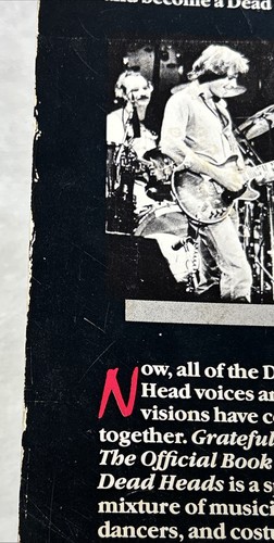 Grateful Dead Official Book Of Dead Heads Gushkin Bassett Paperback Book 1983 - Picture 12 of 24