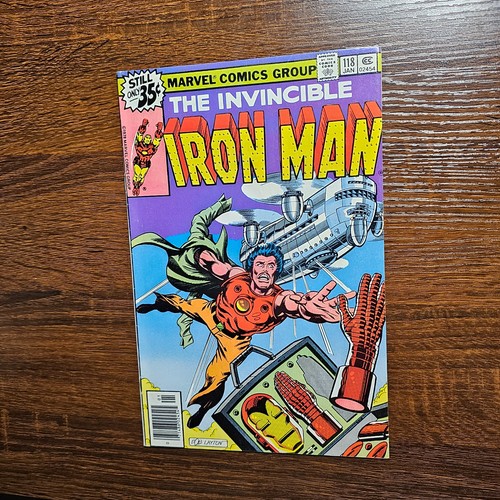 Invincible Iron Man # 118, Erster Auftritt James Rhodey Rhodes Marvel Comics.