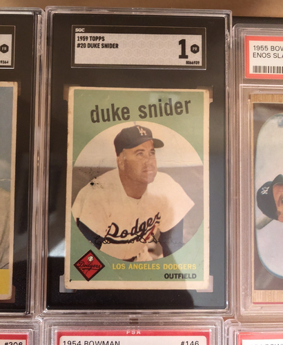 1950's--PSA MLB Lot of 13--Duke Snider, Pee wee Reese, Slaughter, Gilliam---PICS - Picture 9 of 19