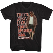 The Big Lebowski Your Opinion Movie Shirt