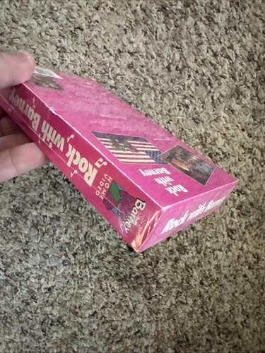 Barney Rock With Barney VHS Tape 1991 Sing Along Songs  Rare Brand New - Foto 3 di 3