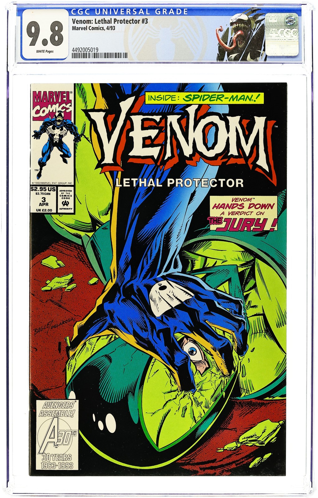 洋書 Venom #3 3rd Printing CGC 9.8 VENOM 3 Third 3rd Print 1st App. Knull CGC 9.8 SS Signed