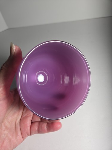 Glassybaby Votive Candle Holder Mom Lavender Purple 1216 W/ Original Label - Picture 3 of 5