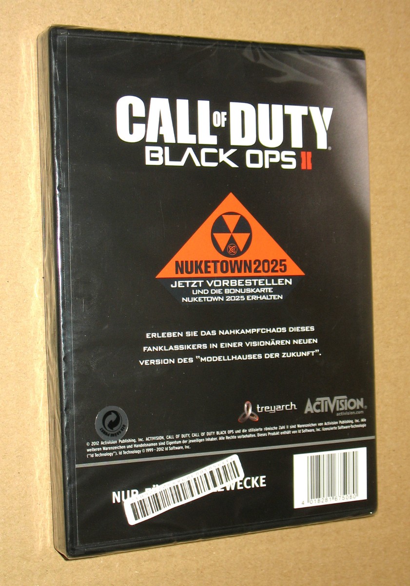 Call of Duty Black Ops II 2 very Rare Preorder Box New Call of Duty Black Ops II 2 very Rare Preorder Box New