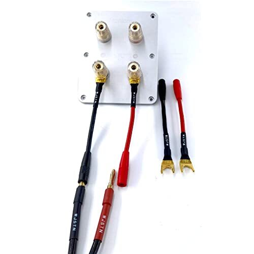 WJSTN Spade Plug to Female Banana Jack Adapter Cable 4mm Banana Jack Female to - Picture 6 of 6