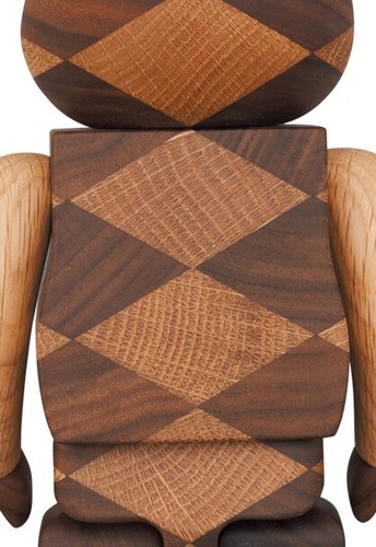 BE@RBRICK 400% Karimoku WOVEN 2 MEDICOM TOY Bearbrick - Picture 2 of 2