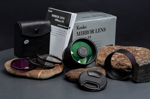 MC Kenko Mirror Lens  400mm/F8.0 For Nikon F or Canon EF.  With Dandelion Chip. - Picture 1 of 12