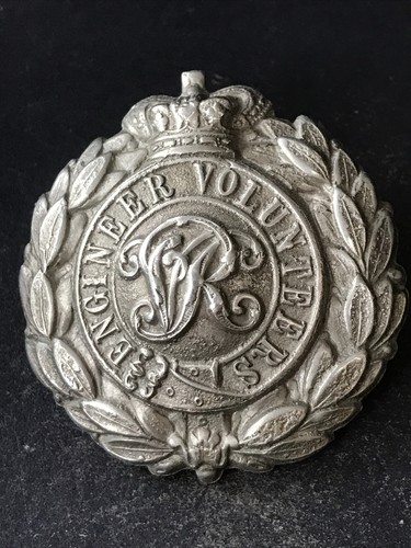 Engineer Volunteers Victorian British Army Cap Badge