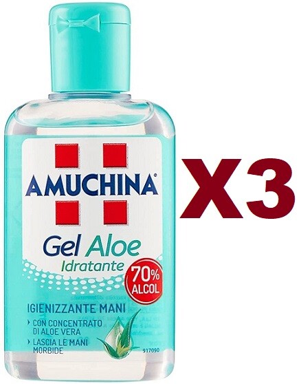 AMUCHINA GEL ALOE 80ML - Immagine 2