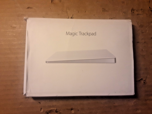 Apple A1535 Magic Trackpad 2 BLUETOOTH - Silver -BOXED WITH MANUAL  AND CABLE - Picture 1 of 10