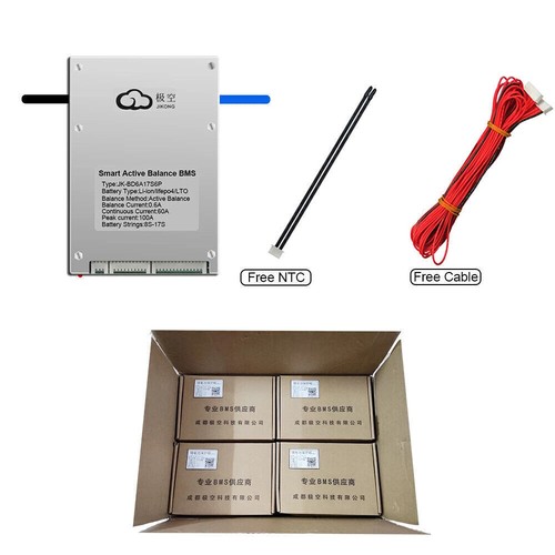 JK 4S-24S 60A-200A LiFePo4 Li-ion Smart BMS with Active Balancer BT/RS485/LCD - Bild 11 von 48