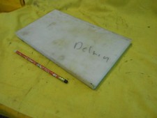 WHITE DELRIN BAR machinable plastic flat sheet stock 11/16" x 7" x 12" OAL