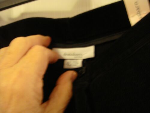 Damen Dress Barn schwarz Stretch Cord Anzughose Größe 10 Petite NEU - Bild 4 von 8