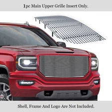 Fits 2016-2018 GMC Sierra 1500 Main Upper Billet Grille Insert