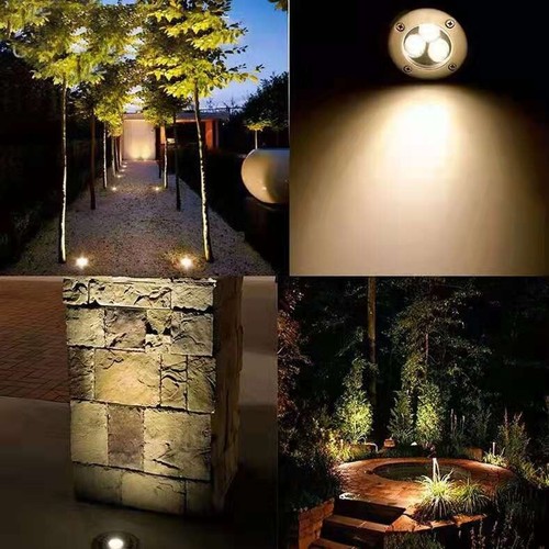 3w LED Spot Encastrable Exterieur Jardin Terrasse Souterraine Lampe Blanc Chaud - Bild 7 von 7