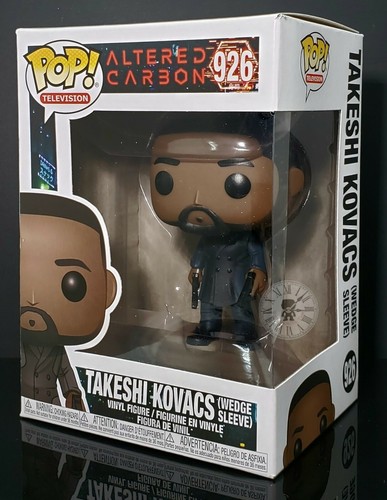 Funko Pop + Protector! TV #926 Altered Carbon - Takeshi Kovacs (Wedge Sleeve) - Picture 2 of 12