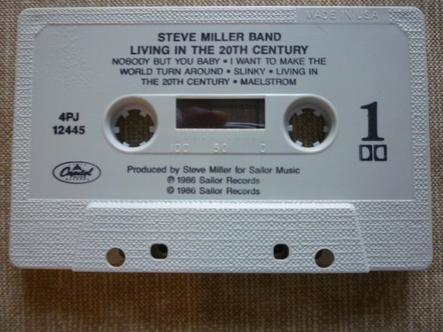 Steve Miller Band Living in the 20th Century Kassettenband 1986 Sailor Records - Bild 4 von 7