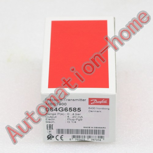 1PCS New Danfoss Pressure Transmitter MBS1900 064G6585 In Box - Picture 1 of 4