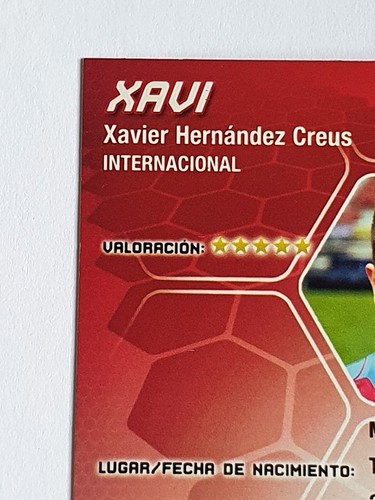 Xavi Hernandez FC Barcelona #66 La Liga Panini Megacracks 2005-06 MGK Legend - Picture 9 of 12