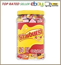 Starburst Chewy Candy Bulk Jar, Original Fruity Candy, 3.3 lbs (NO SHIP TO CA)
