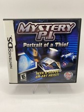 Mystery P.I.: Portrait of a Thief (Nintendo DS, 2008) CIB Tested Complete in Box