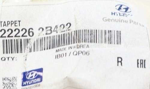 NUEVO Seguidor del árbol de levas del motor 3,315 mm 222262B422 para Kia Hyundai 1,6 L 2,7 L 06-21 - Imagen 2 de 6