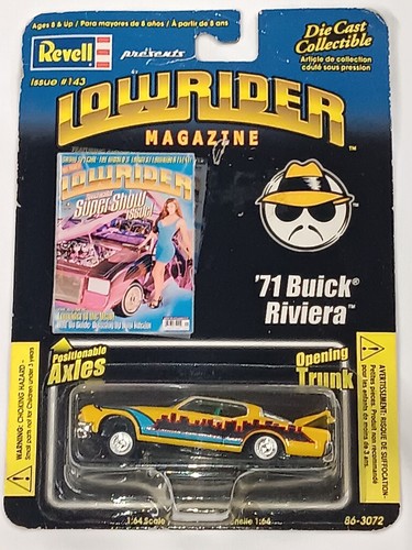 Revell '71 Buick Riviera Rare Yellow Lowrider Magazine Issue #143 - Picture 2 of 3