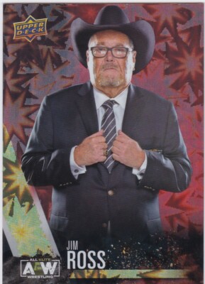 2021 Upper Deck AEW All Elite Wrestling  SP  GOLD Pyro #74 JIM ROSS