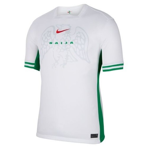 $95 Nike Nigeria 2024 Home Jersey White Green Red Men's Size Medium FQ8837-100 - Picture 1 of 5